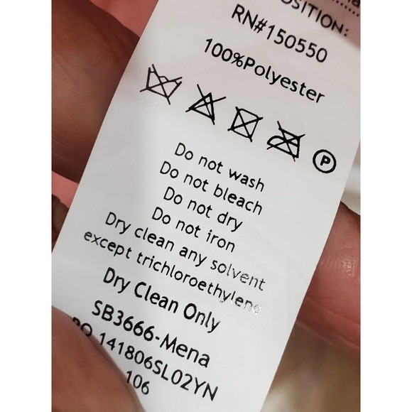 HOUSE OF CB LONDON Women Pink Polyester Wrap V Neck Knee Length Dress Small - Picture 10 of 14